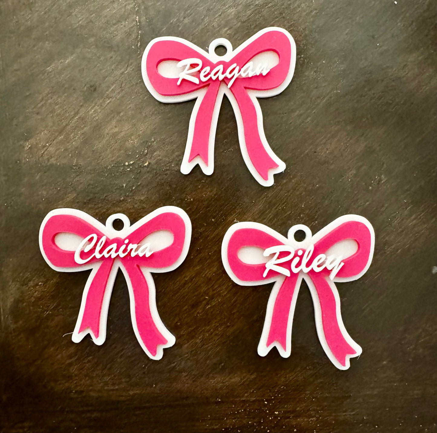 Custom Name Bow Tag